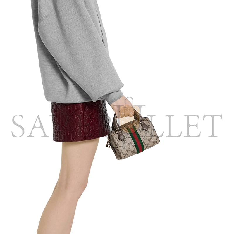 GUCCI OPHIDIA MINI BOSTON BAG 838478 (16*10*9cm)